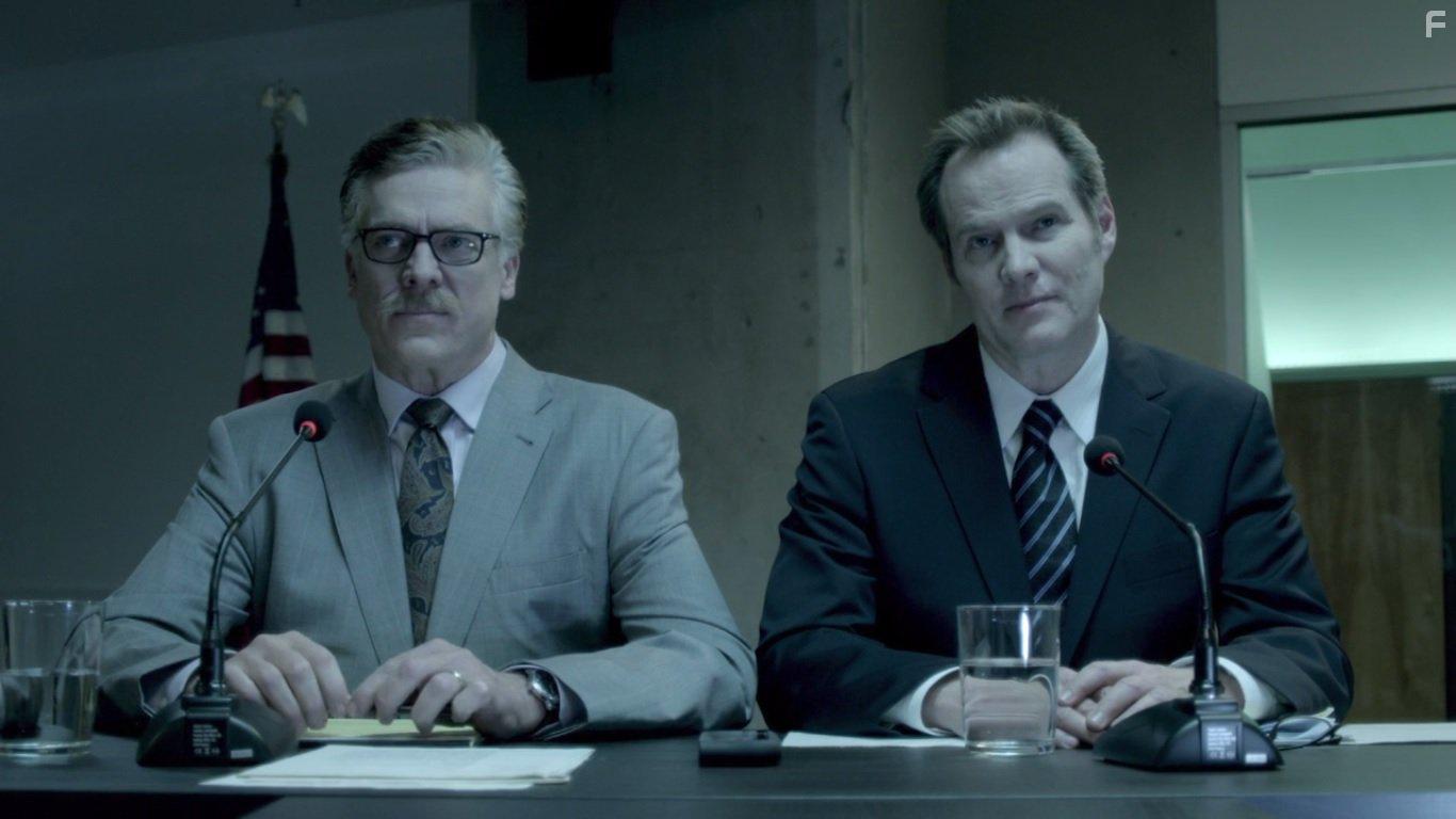 Christopher McDonald and Jack Coleman in The Tank (2017)