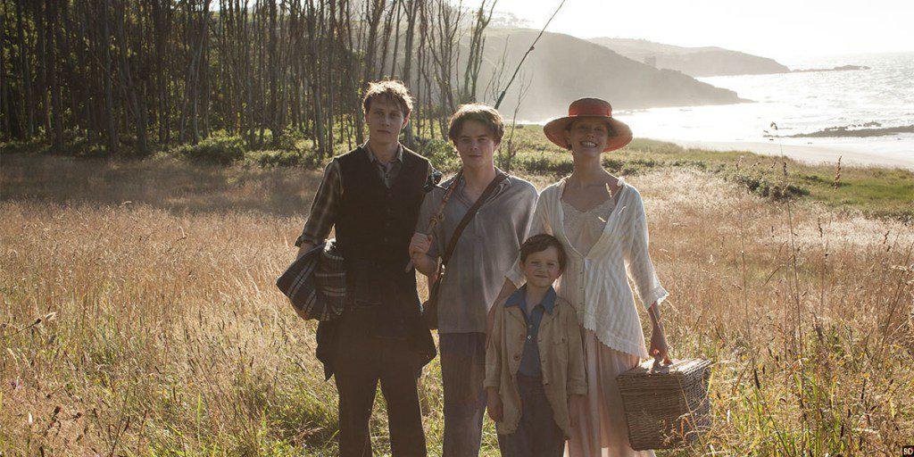 George MacKay, Matthew Stagg, and Charlie Heaton in Marrowbone (2017)