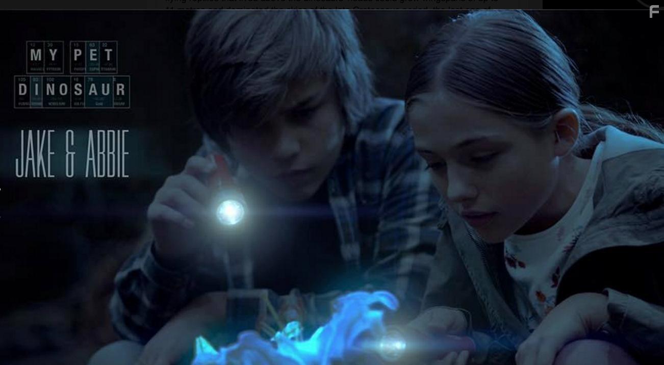 Jordan Dulieu and Annabel Wolfe in My Pet Dinosaur (2017)