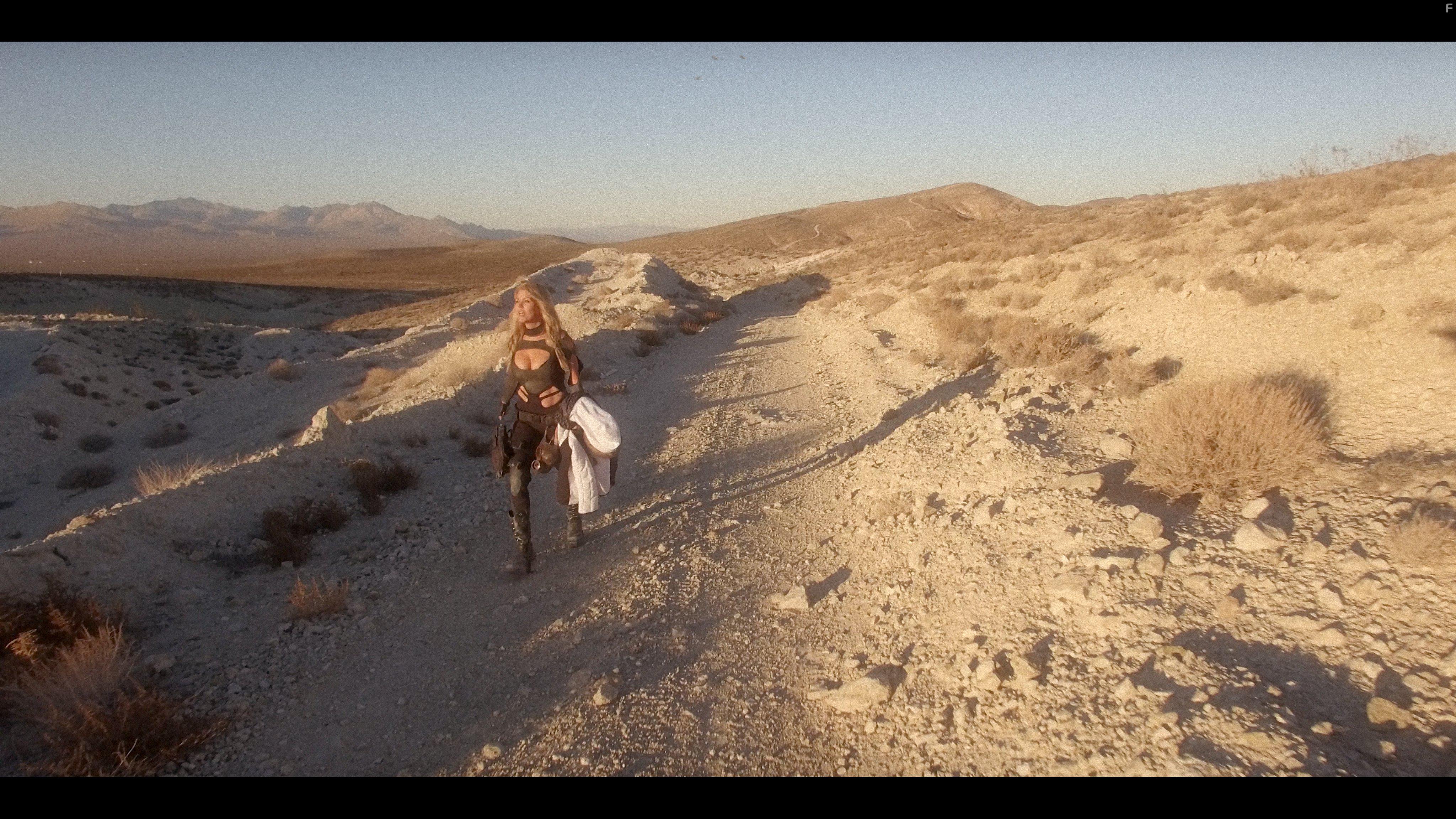 Tracey Birdsall and Neil Johnson in Rogue Warrior: Robot Fighter (2017)