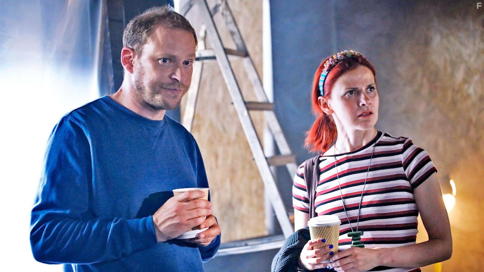 Robert Webb and Louise Brealey in Back (2017)