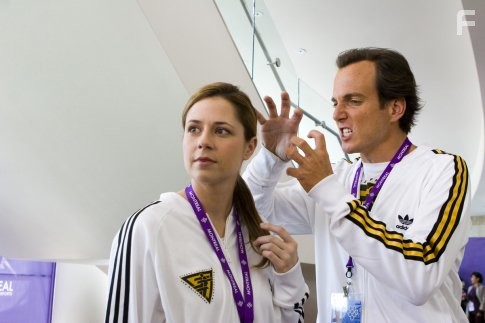 Will Arnett and Jenna Fischer in Лезвия славы: Звездуны на льду (2007)