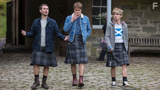 Martin Compston, Joe Thomas, and Paul Brannigan in Scottish Mussel (2015)