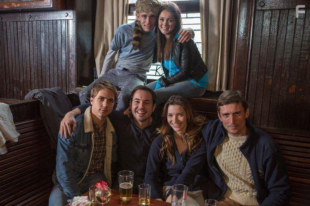 Martin Compston, Talulah Riley, Morgan Watkins, Joe Thomas, and Paul Brannigan in Scottish Mussel (2015)
