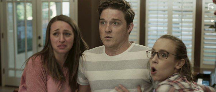 Monica Baker, Brittany Belland, and Sean Patrick Murray in Clowntergeist (2017)