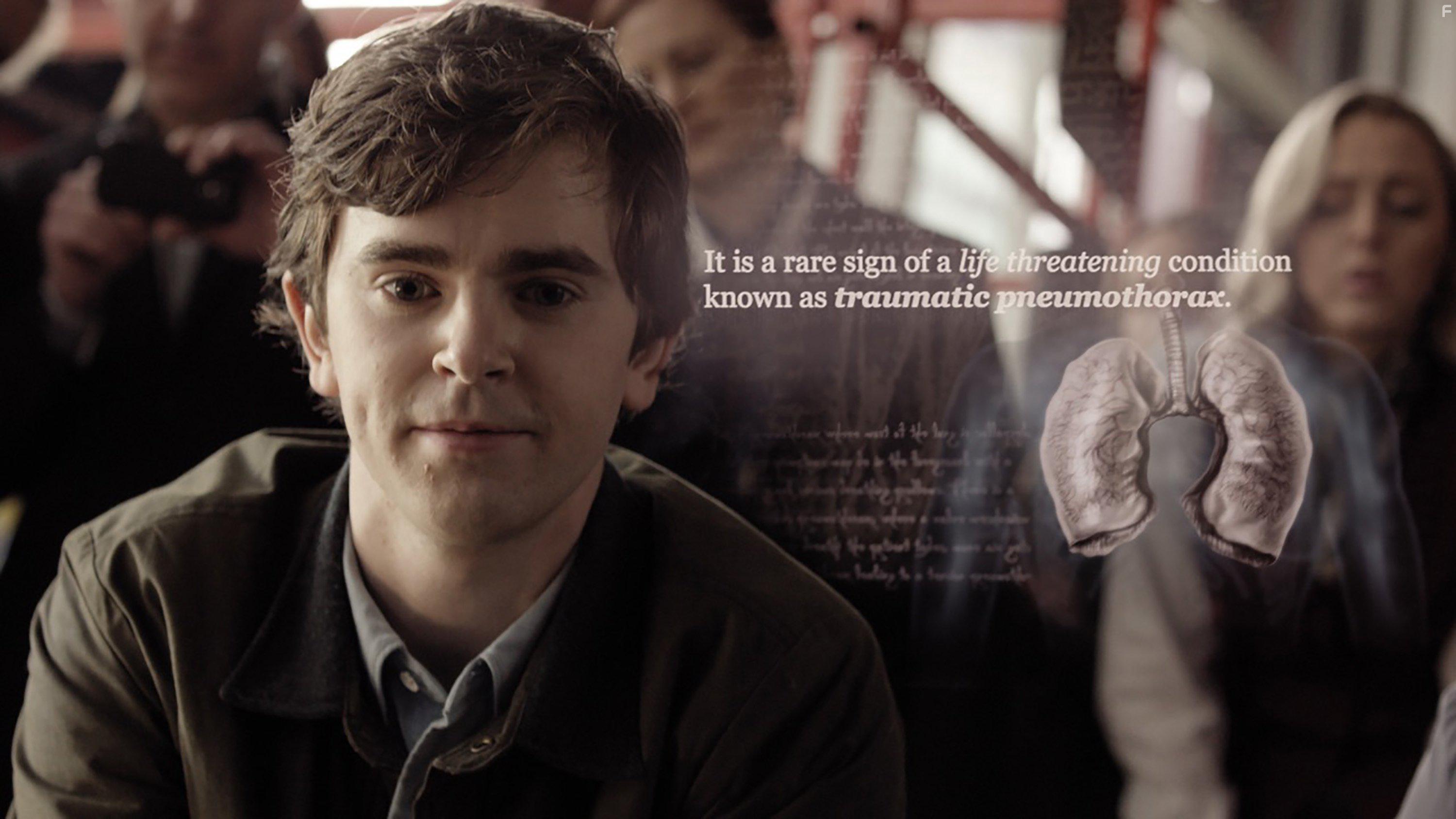 Freddie Highmore and Richard Schiff in The Good Doctor (2017)