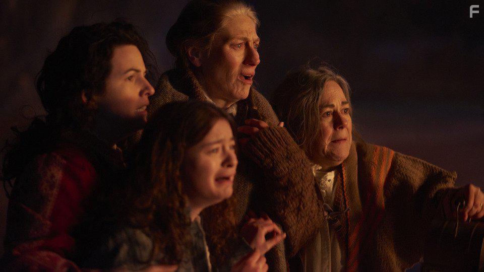 Geraldine James, Corrine Koslo, Dalila Bela, and Helen Johns in Anne with an E (2017)