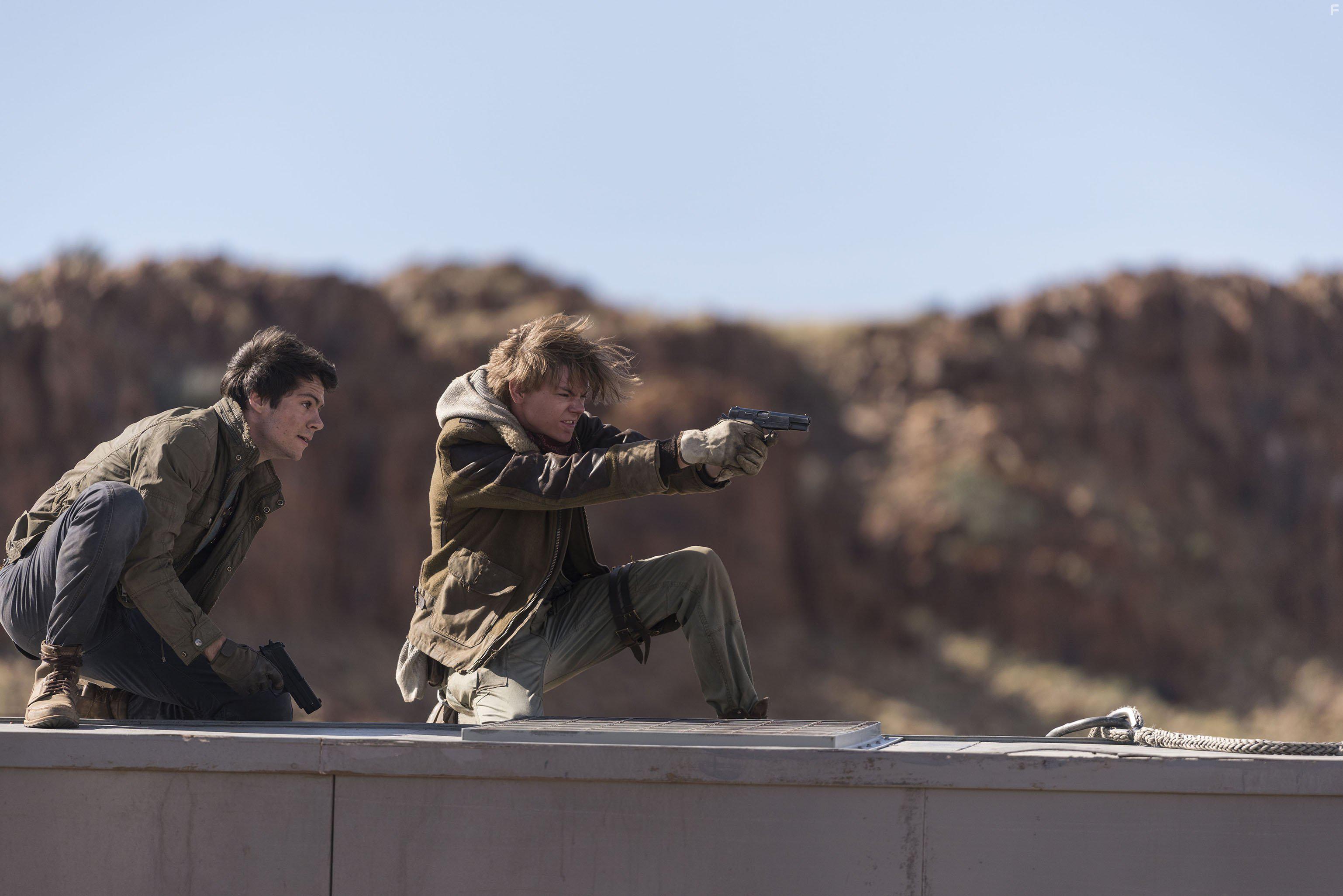 Thomas Brodie-Sangster and Dylan O'Brien in Maze Runner: The Death Cure (2018)