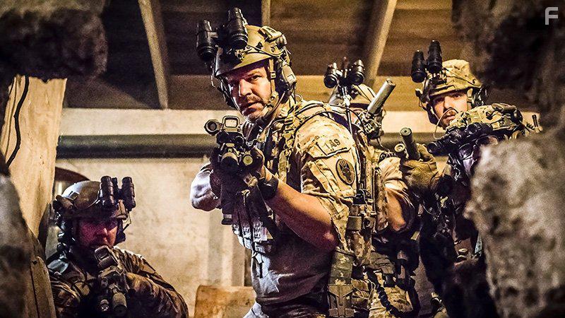 David Boreanaz and Max Thieriot in SEAL Team (2017)