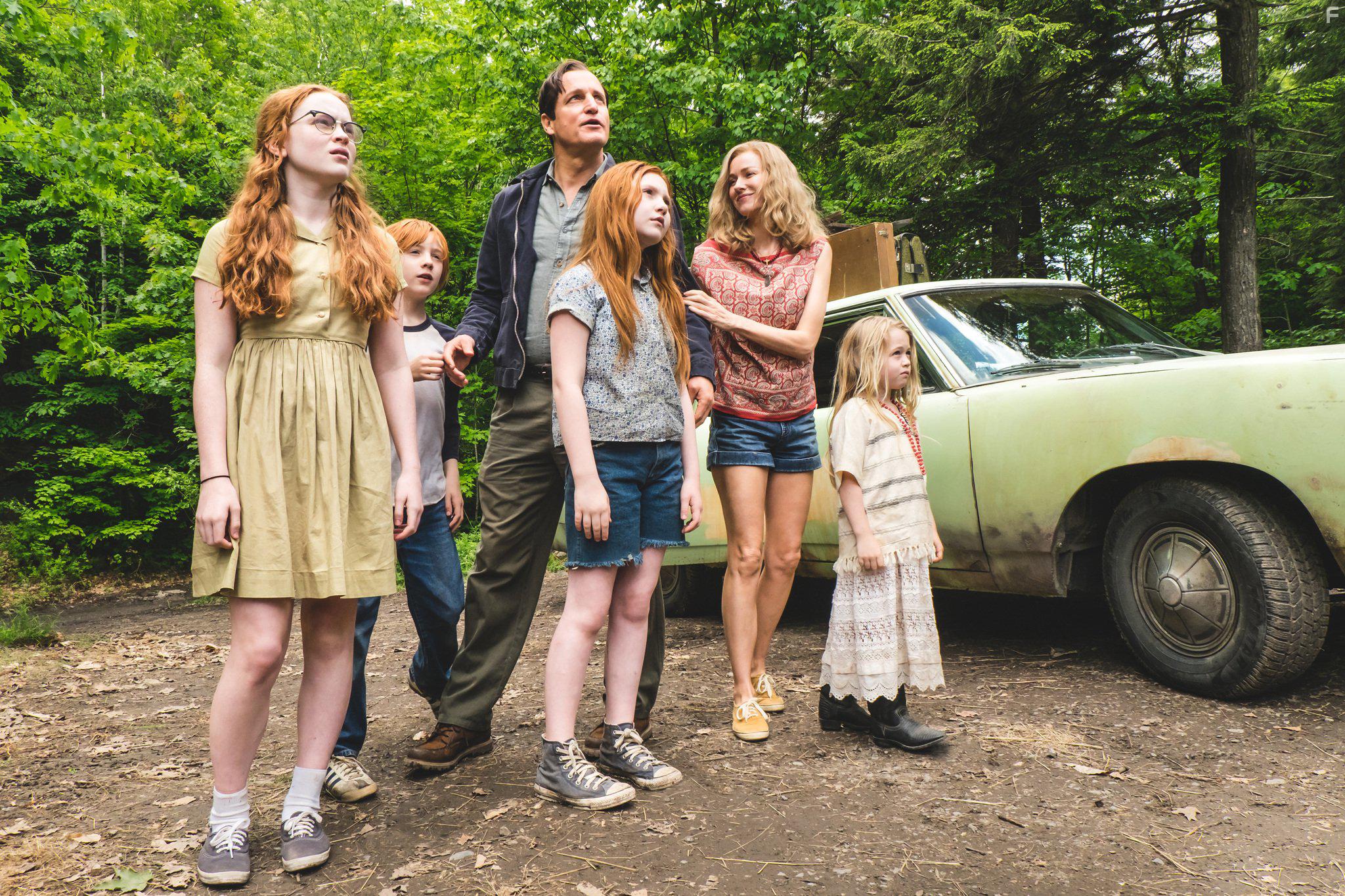 Woody Harrelson, Naomi Watts, Ella Anderson, Sadie Sink, Charlie Shotwell, and Eden Grace Redfield in The Glass Castle (2017)