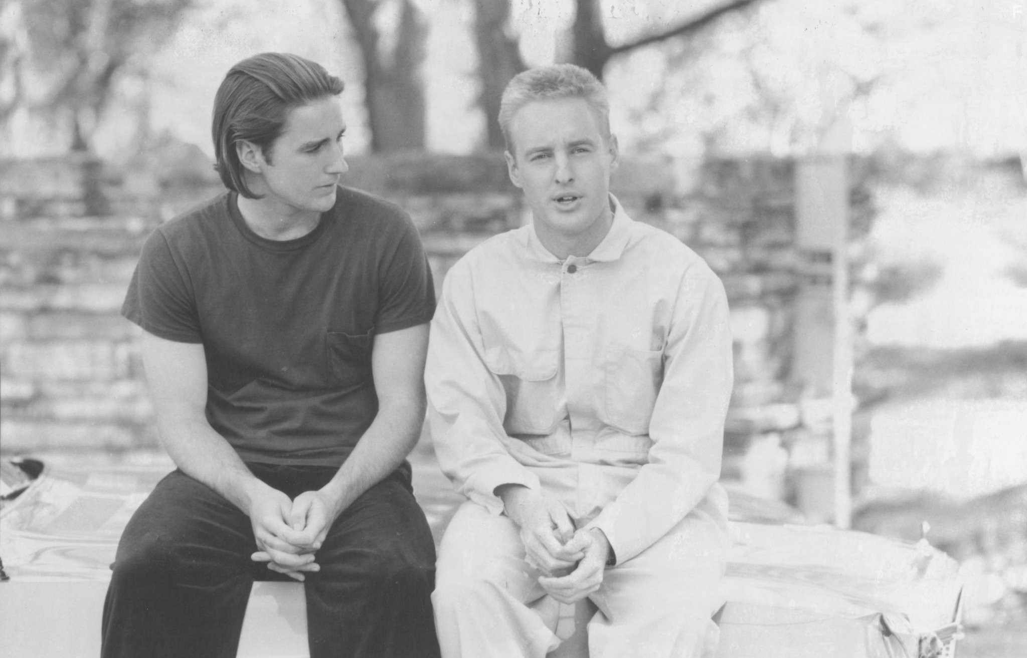 Luke Wilson and Owen Wilson in Бутылочная ракета (1996)