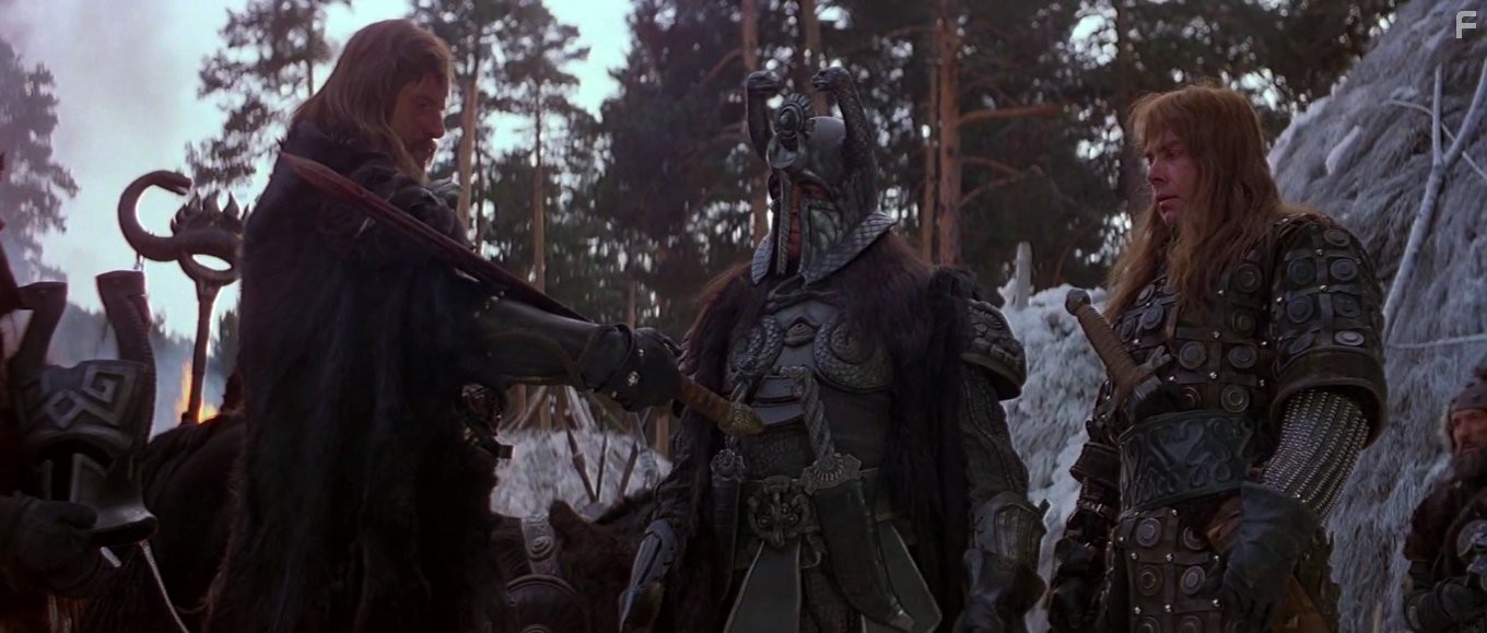 James Earl Jones, Ben Davidson, and Sven-Ole Thorsen in Конан-варвар (1982)