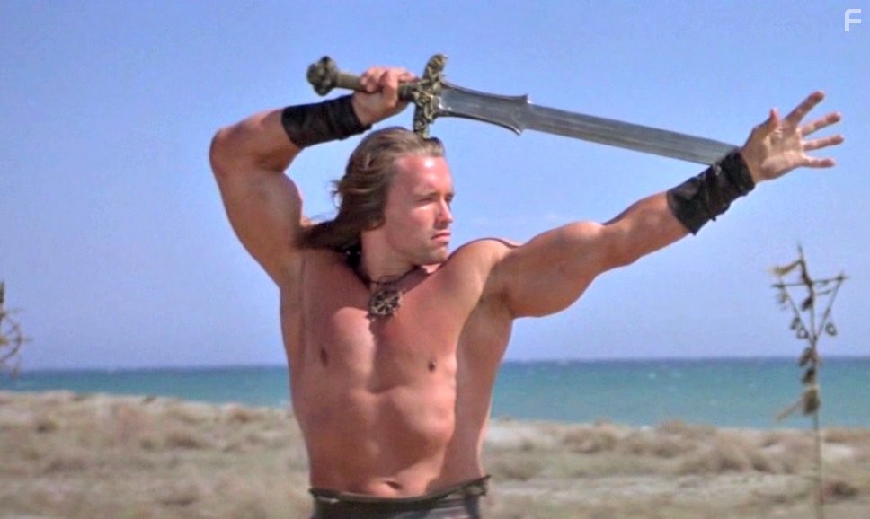 Arnold Schwarzenegger in Конан-варвар (1982)