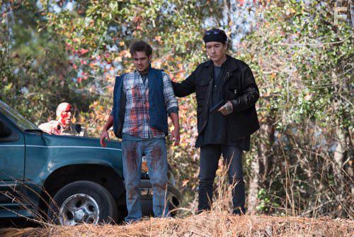 John Cusack and Ellar Coltrane in Blood Money (2017)