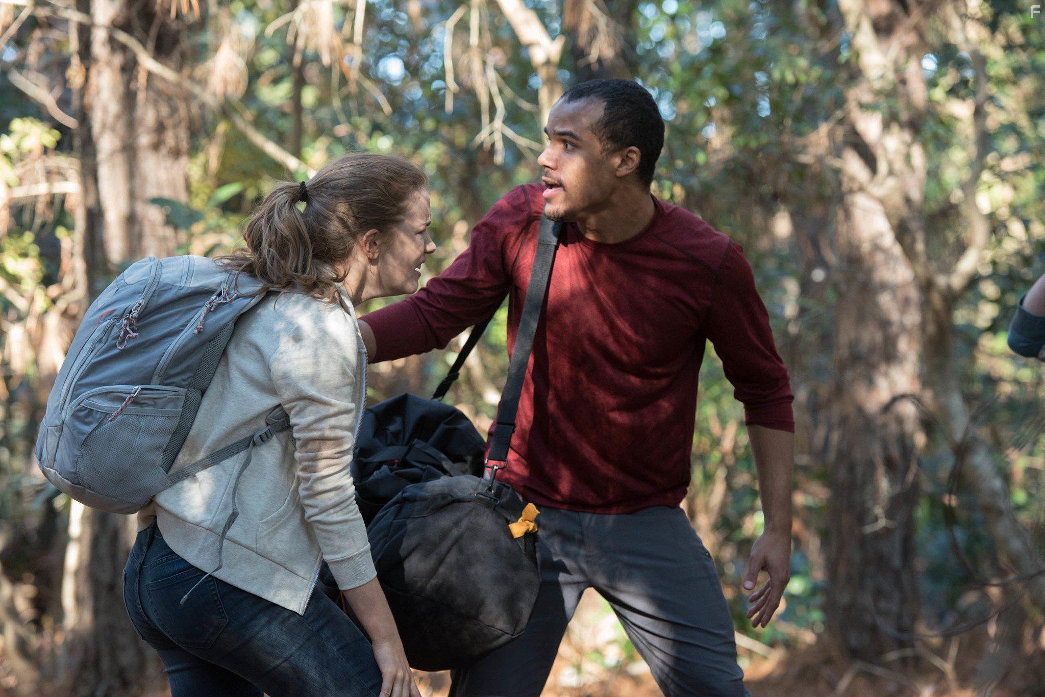 Willa Fitzgerald and Jacob Artist in Blood Money (2017)