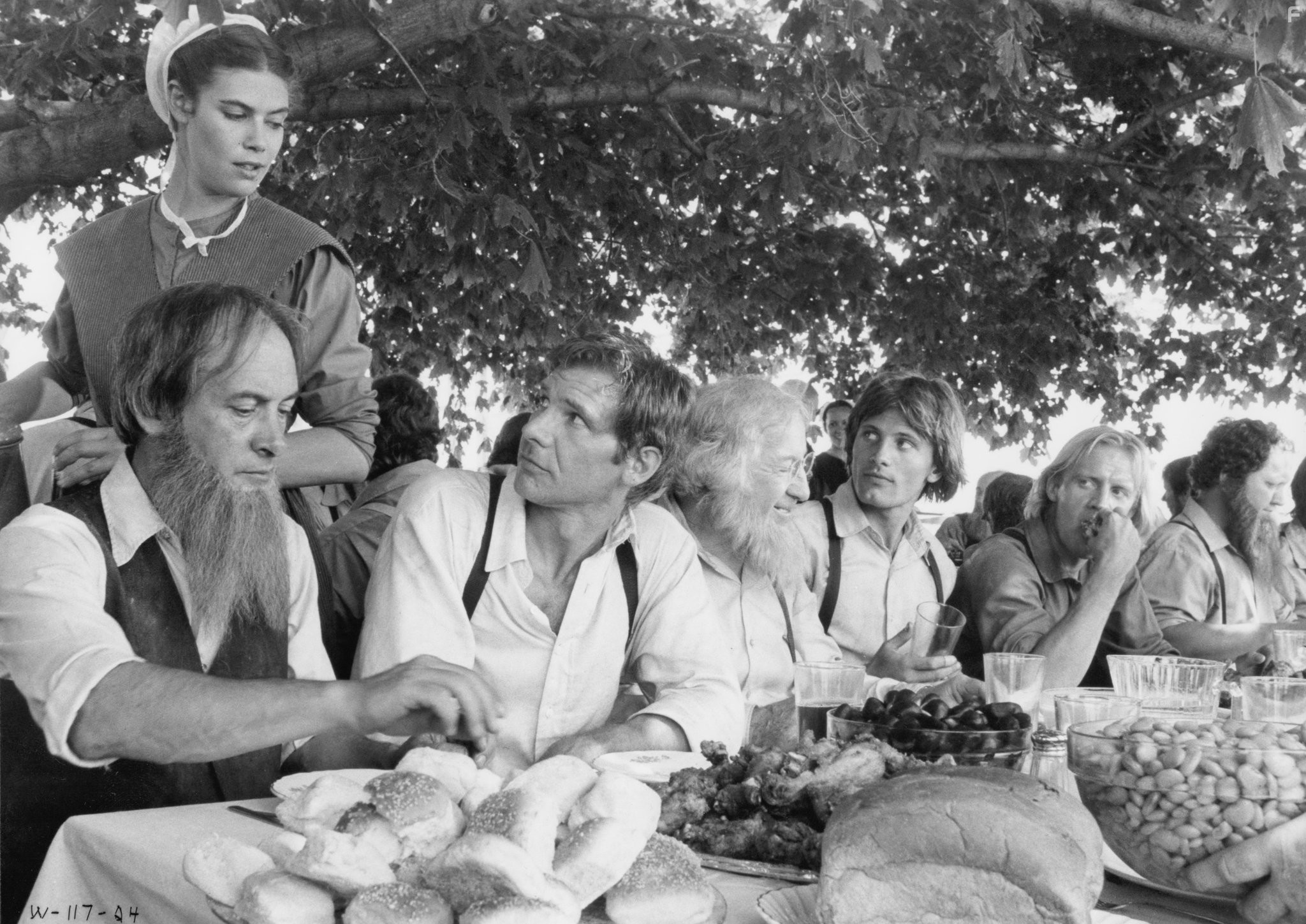 Harrison Ford, Kelly McGillis, Viggo Mortensen, and Alexander Godunov in Свидетель (1985)