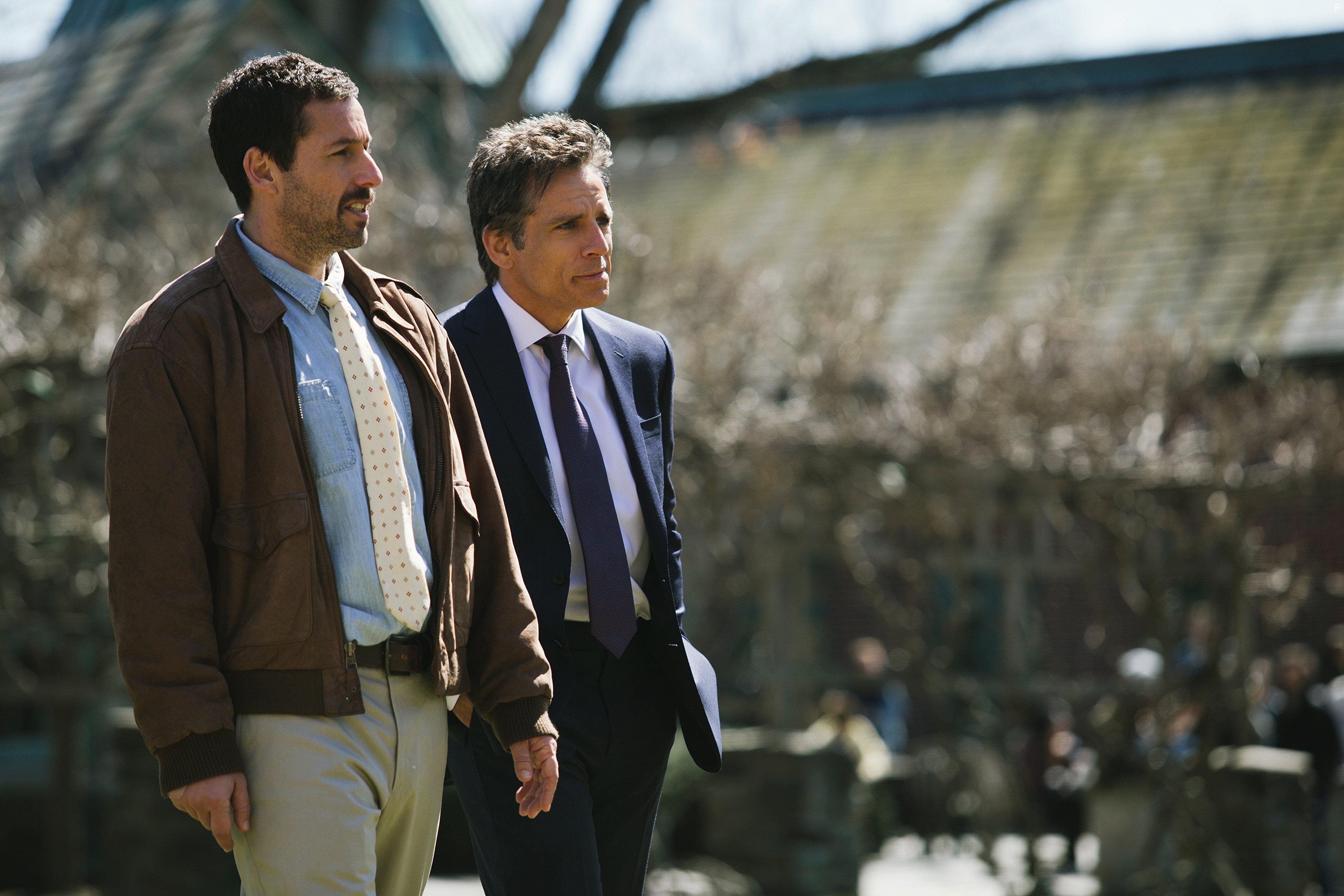 Adam Sandler and Ben Stiller in The Meyerowitz Stories (New and Selected) (2017)