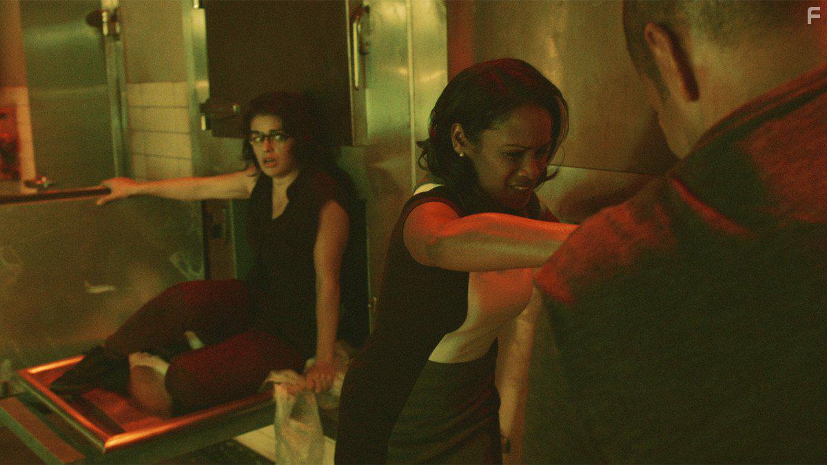 Robinne Lee and Tatiana Zappardino in Superstition (2017)