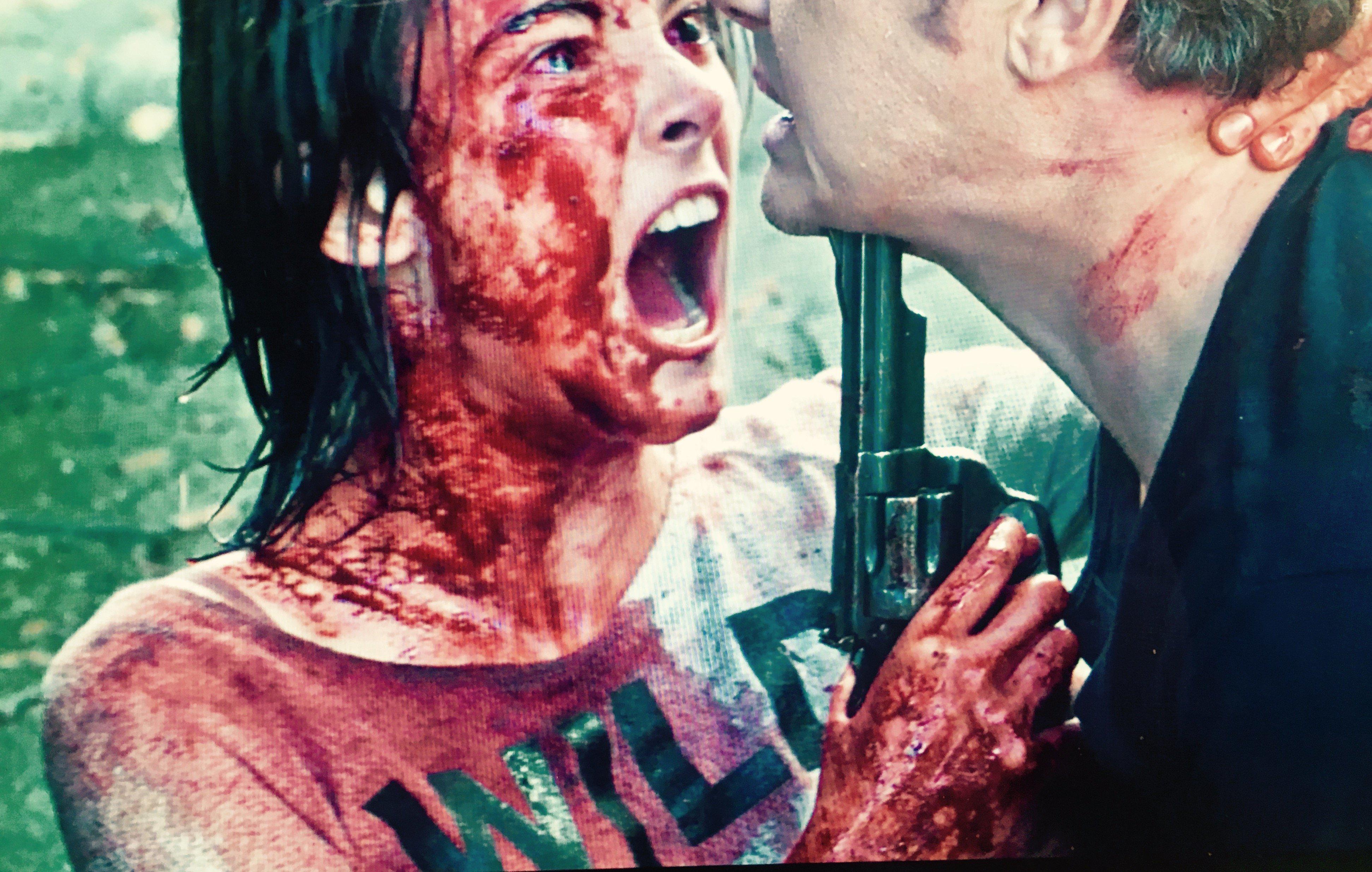 Jason London and Lorina Kamburova in Nightworld (2017)