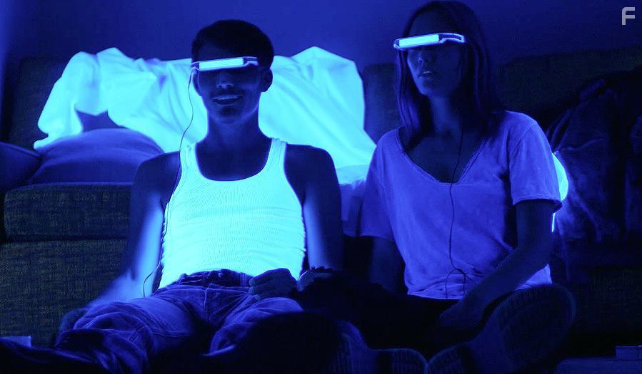 Pom Klementieff and Chris Schellenger in Hacker's Game (2015)