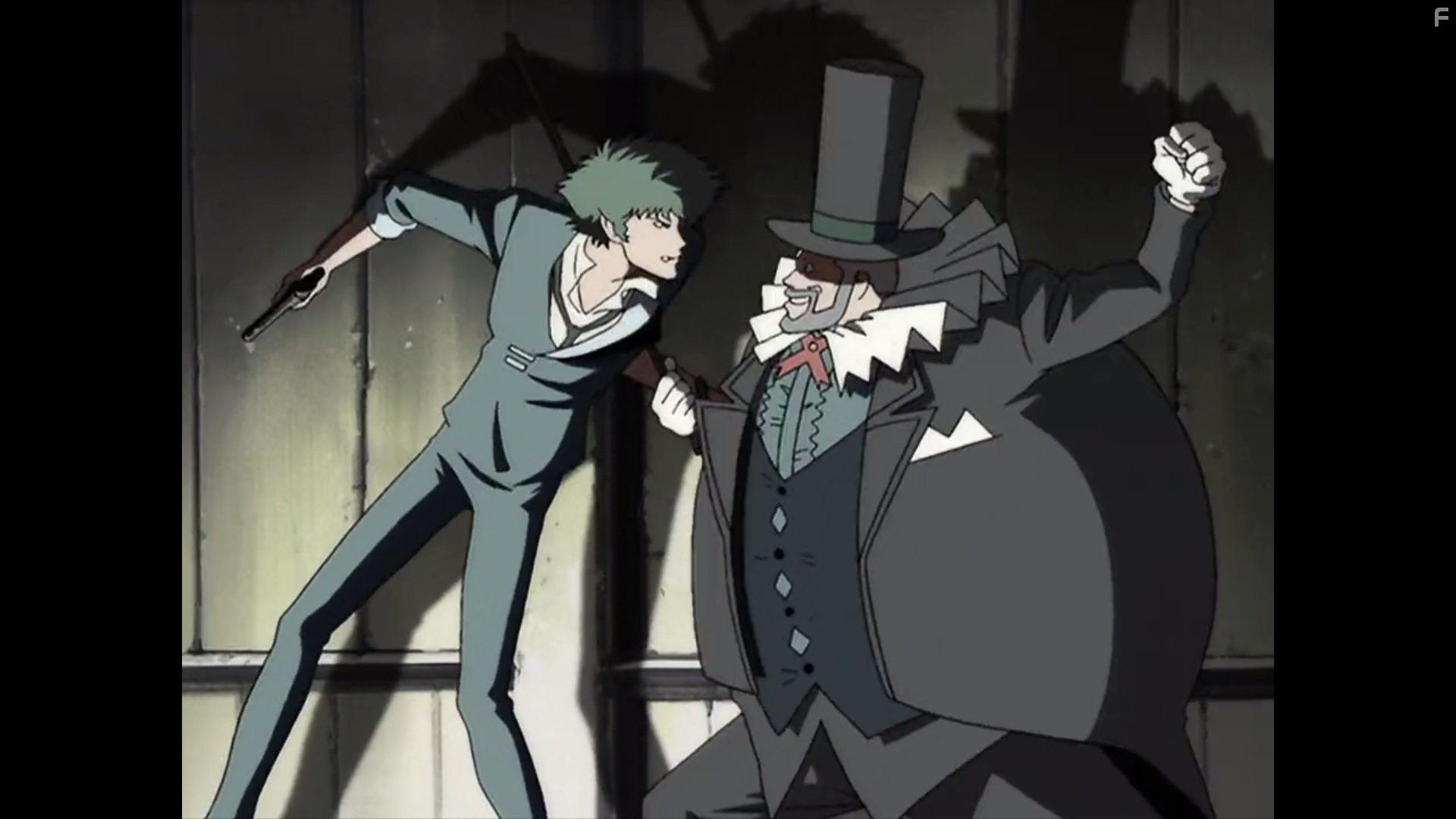 Steve Blum and Kichi Yamadera in Kaubi bibappu (1998)