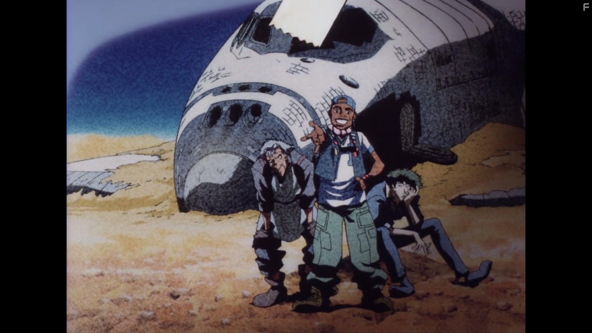 Steve Blum and Kichi Yamadera in Kaubi bibappu (1998)