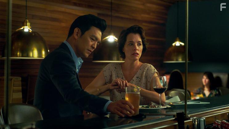 Parker Posey and John Cho in Columbus (2017)