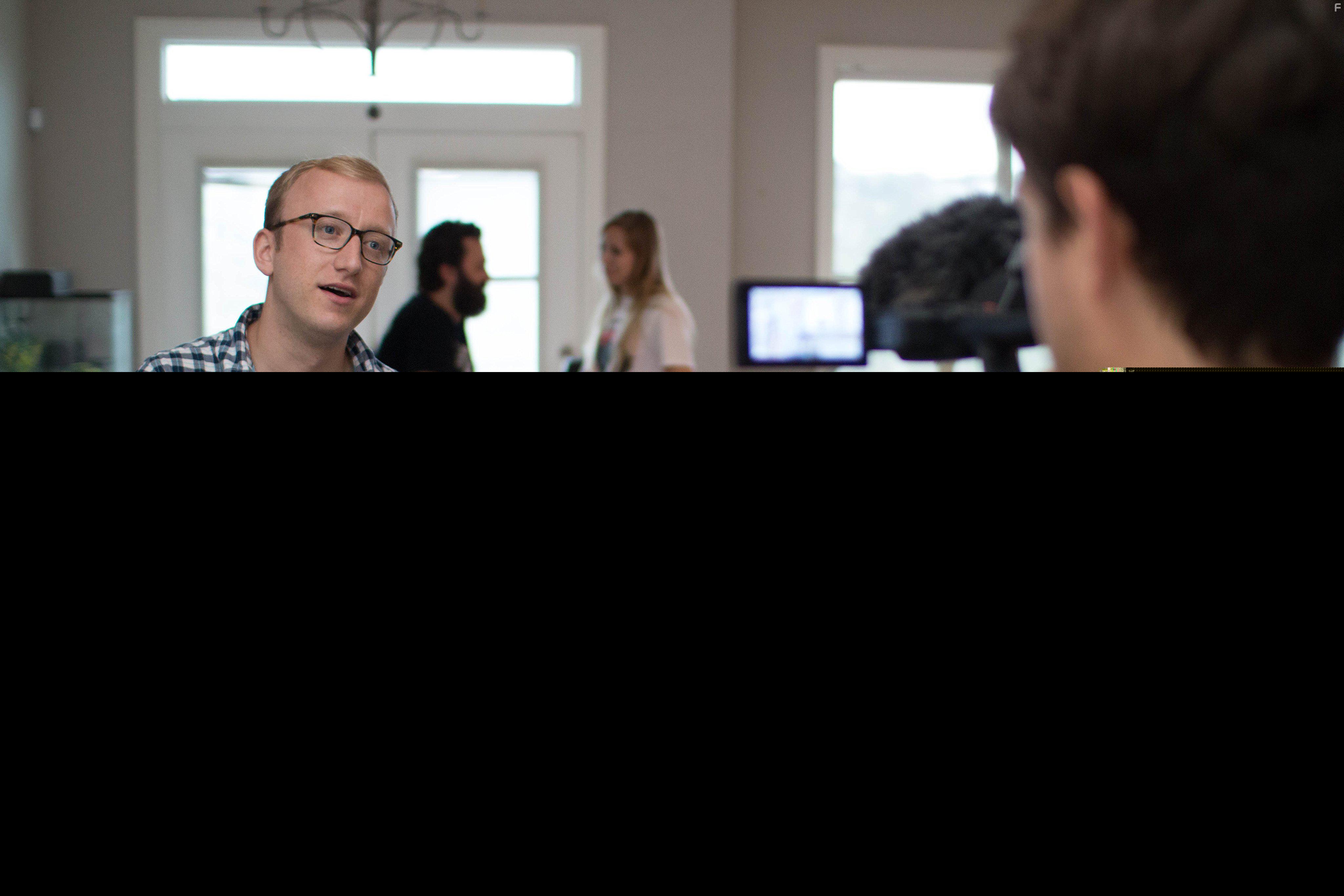 Scott Allen Perry, Chris O'Brien, Tom Saporito, and Jessica Perrin in Found Footage 3D (2016)