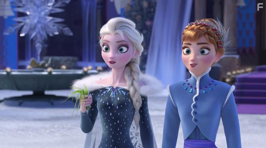 Kristen Bell and Idina Menzel in Olaf's Frozen Adventure (2017)