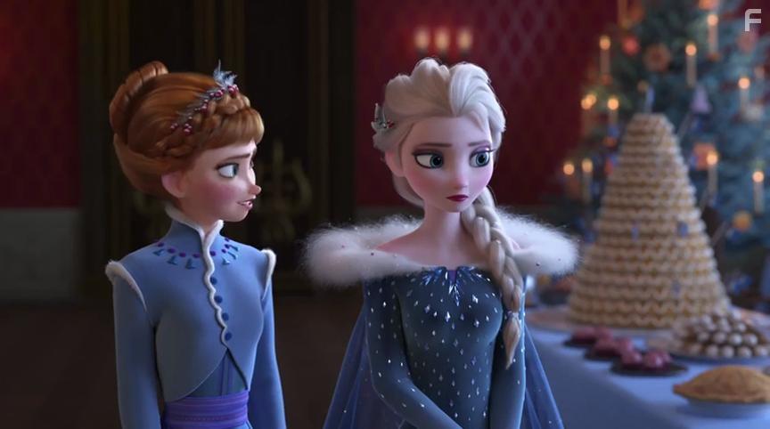 Kristen Bell and Idina Menzel in Olaf's Frozen Adventure (2017)