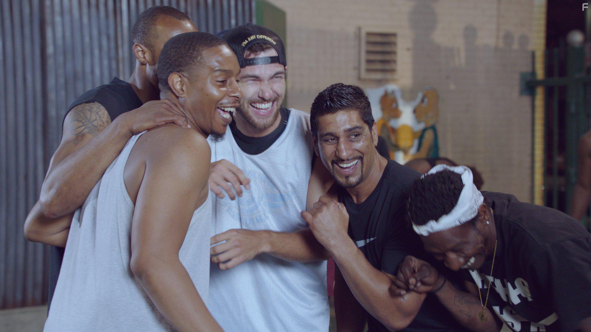 Ryan Gunnarson, Chris Staples, and Harry Walia in Slamma Jamma (2017)