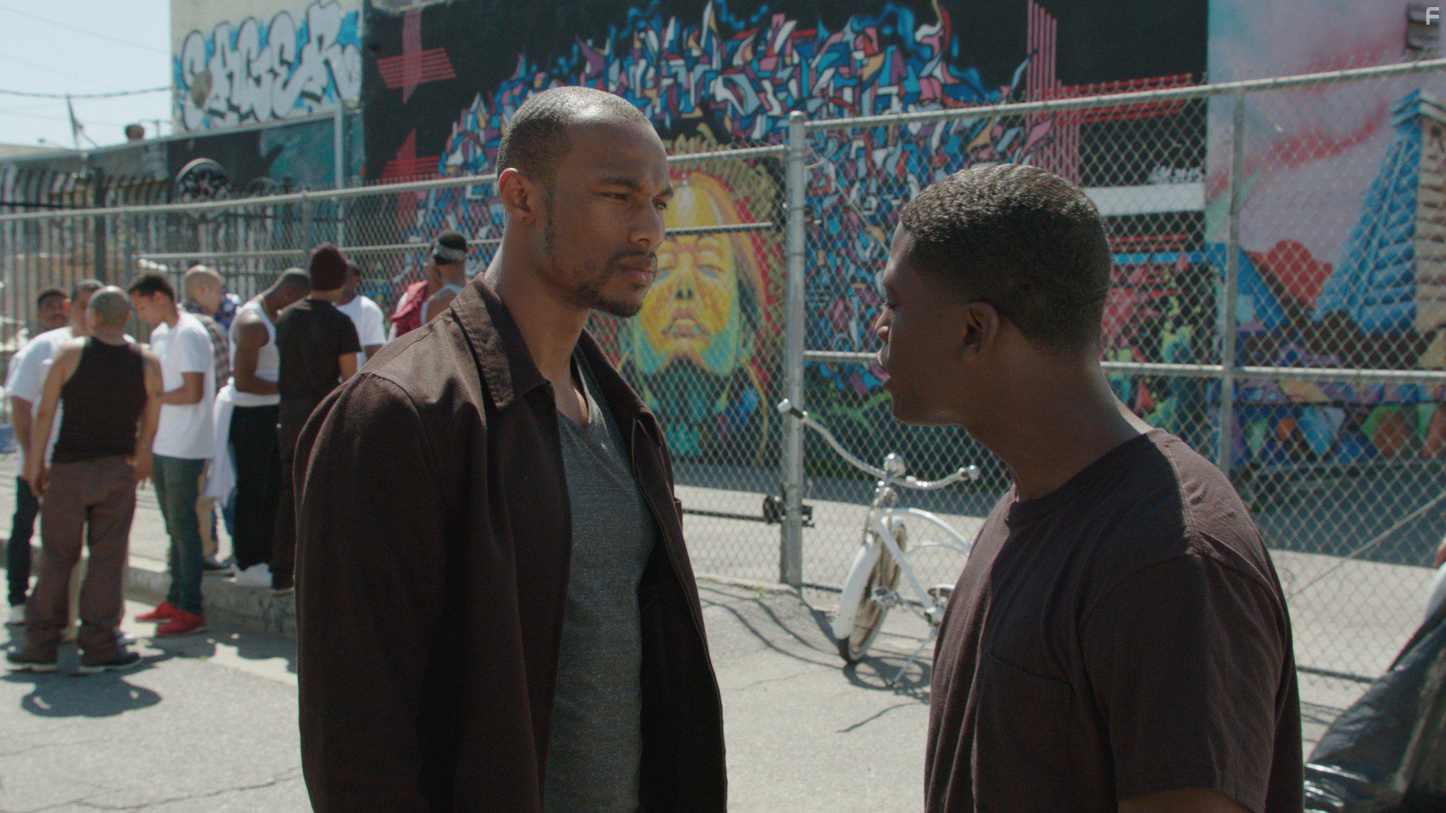 Kelsey Caesar and Chris Staples in Slamma Jamma (2017)