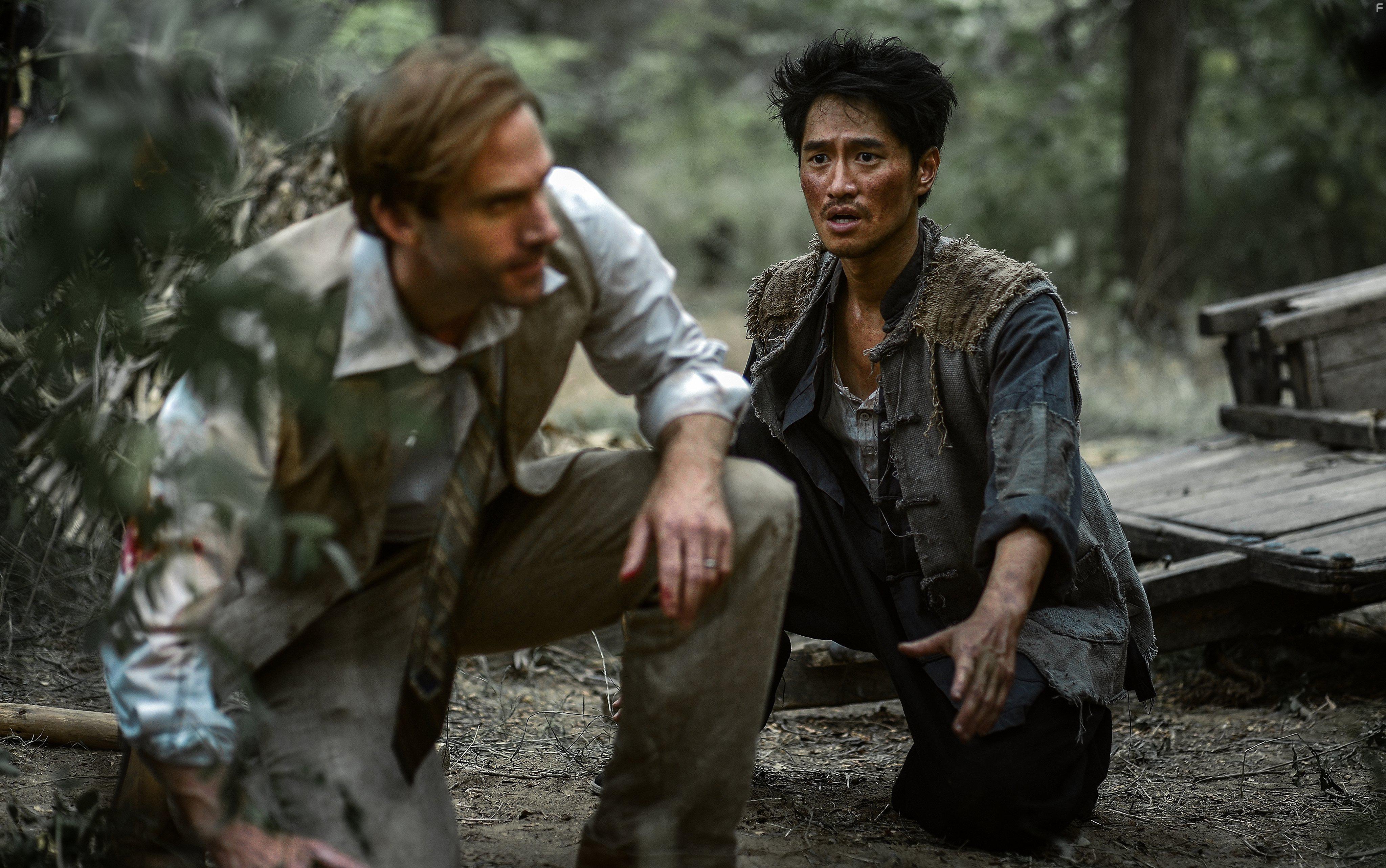 Joseph Fiennes and Simon Twu in On Wings of Eagles (2016)