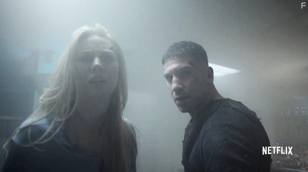 Jon Bernthal and Deborah Ann Woll in The Punisher (2017)