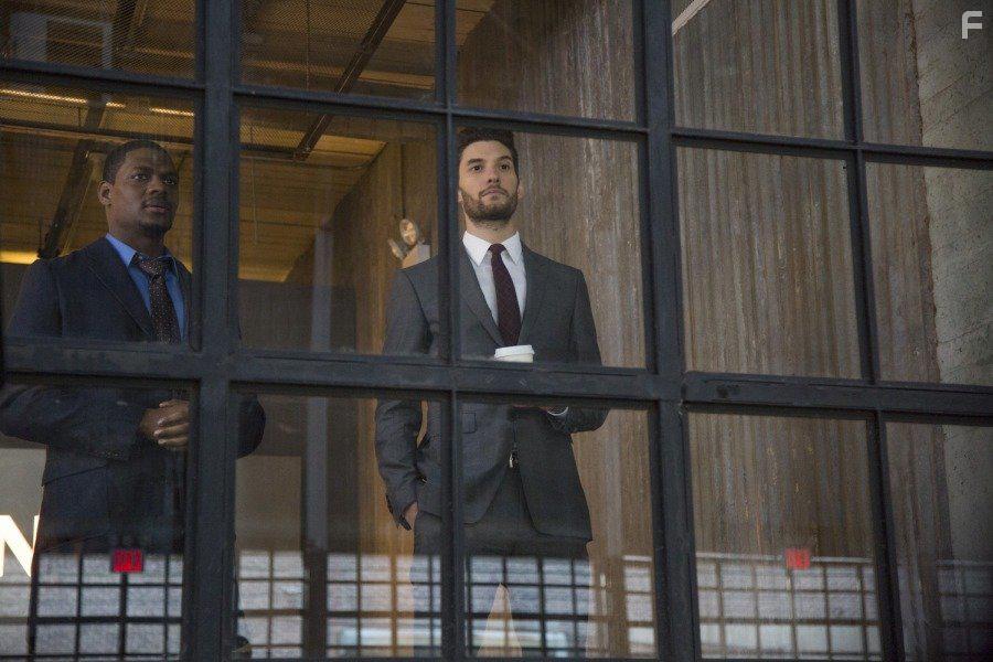 Ben Barnes and Jason R. Moore in The Punisher (2017)