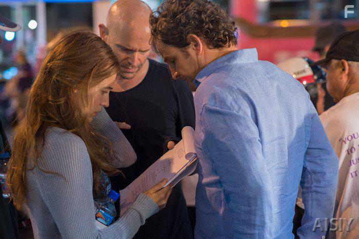 Jason Clarke, Marc Forster, and Blake Lively in All I See Is You (2016)