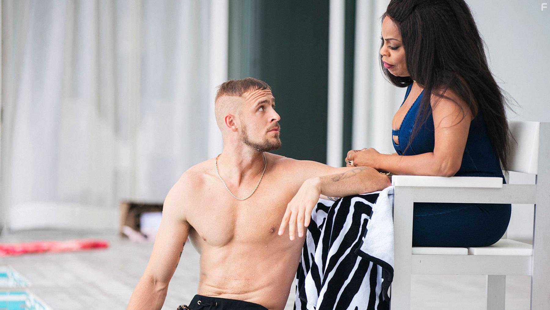 Niecy Nash and Jack Kesy in Claws (2017)