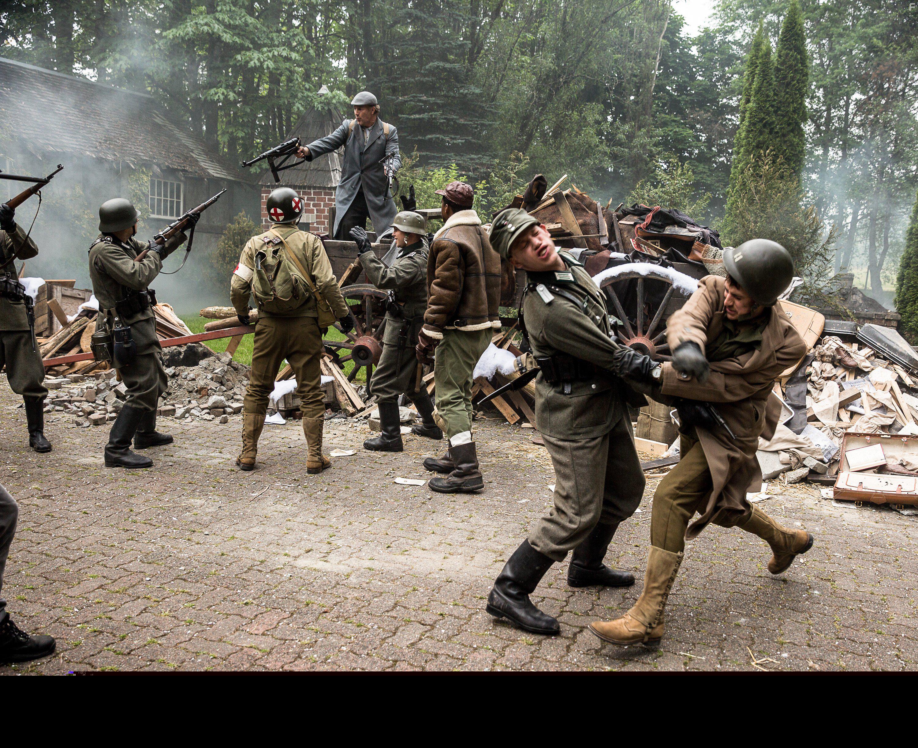 Mike Dopud, Craig Olejnik, Billy Wickman, Eli Goree, and Adam DiMarco in Christmas Truce (2015)