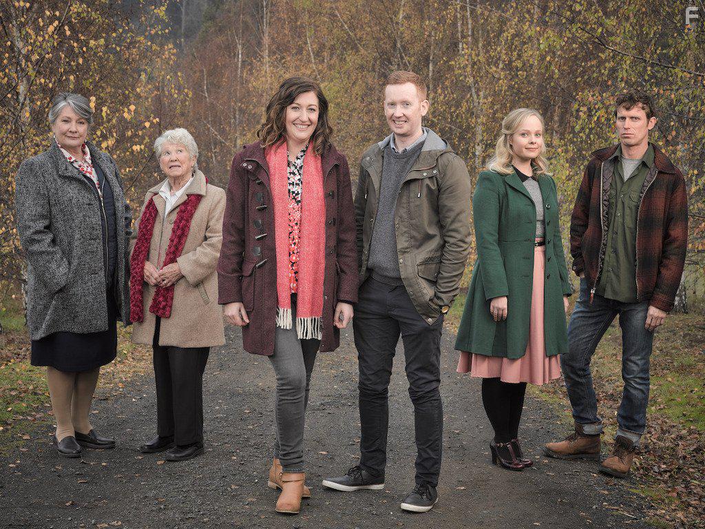 Kris McQuade, Katie Robertson, Celia Pacquola, Luke McGregor, David Quirk, and Noela Foxcroft in Rosehaven (2016)