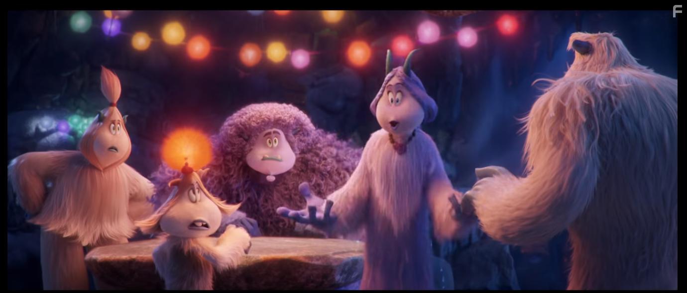 LeBron James, Channing Tatum, Ely Henry, Gina Rodriguez, and Zendaya in Smallfoot (2018)