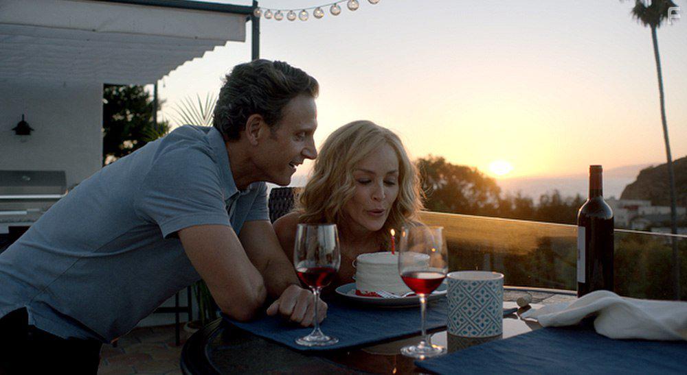 Sharon Stone and Tony Goldwyn in A Little Something for Your Birthday (2017)