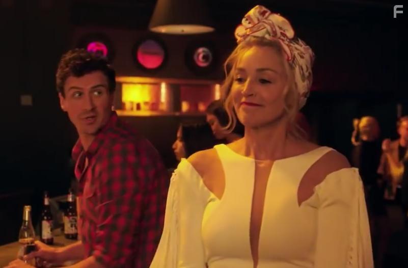 Sharon Stone and Ryan Lochte in A Little Something for Your Birthday (2017)