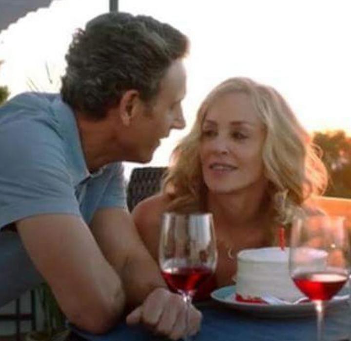 Sharon Stone and Tony Goldwyn in A Little Something for Your Birthday (2017)