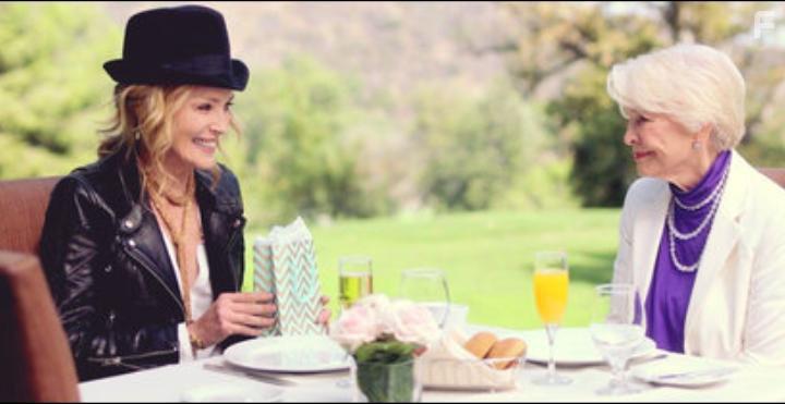 Sharon Stone and Ellen Burstyn in A Little Something for Your Birthday (2017)