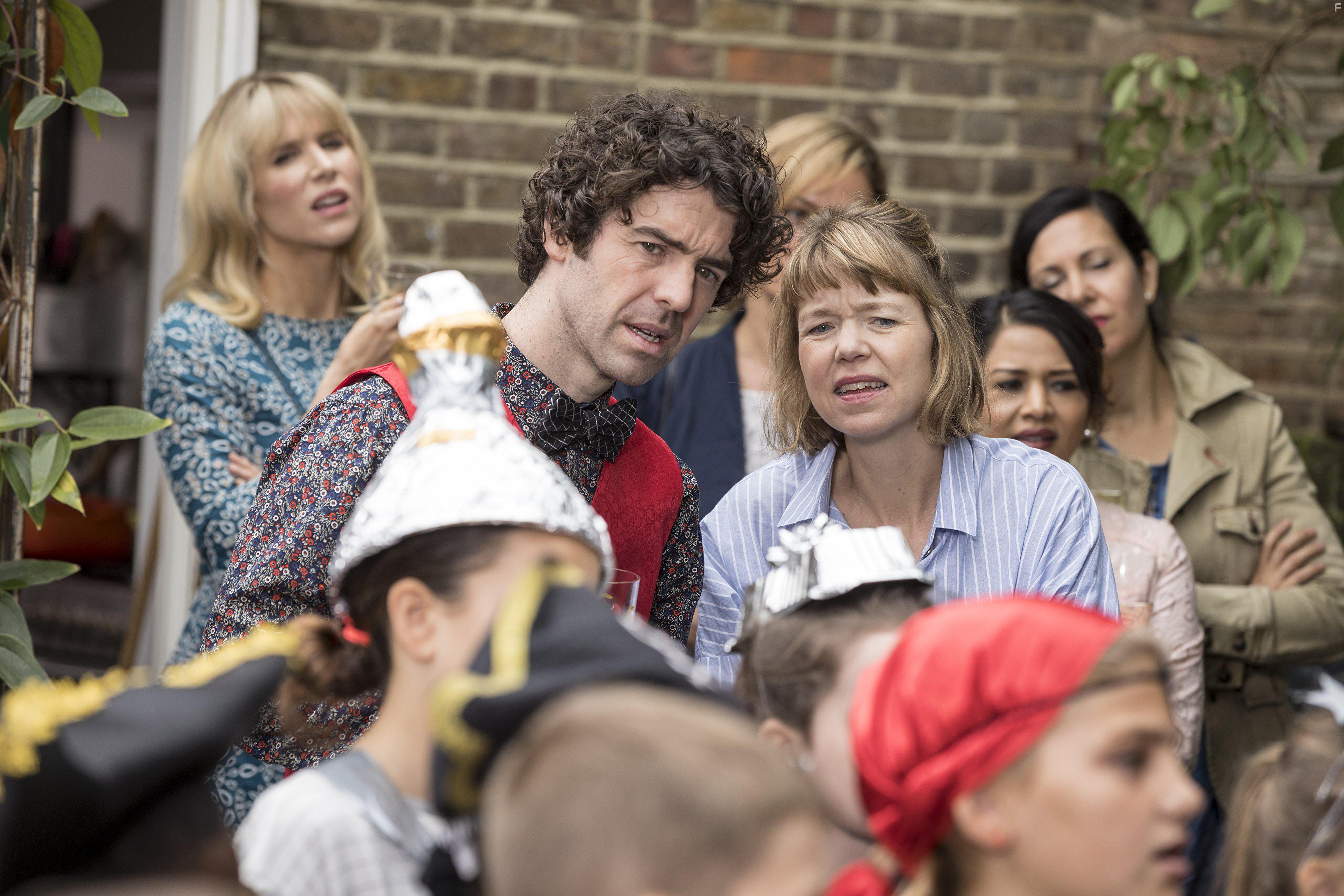 Ben Crompton, Ellie Haddington, Lucy Punch, Diane Morgan, and Phillipa Dunne in Motherland (2016)