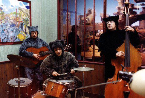 Sacha Bourdo, Alain Chabat, and Gael Garca Bernal in La science des rves (2006)