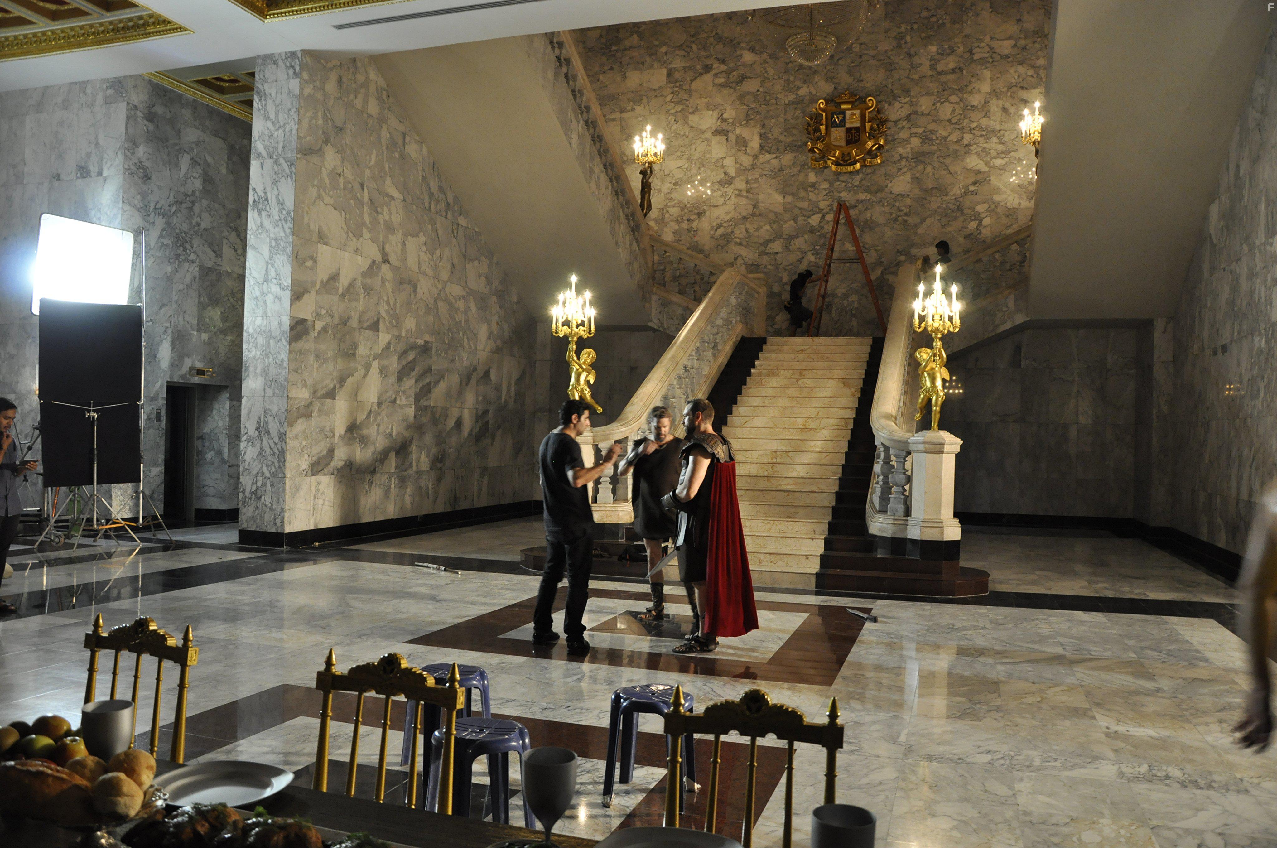 Daniel Whyte, Dylan Vox, and Tekin Girgin in Troy the Odyssey (2017)