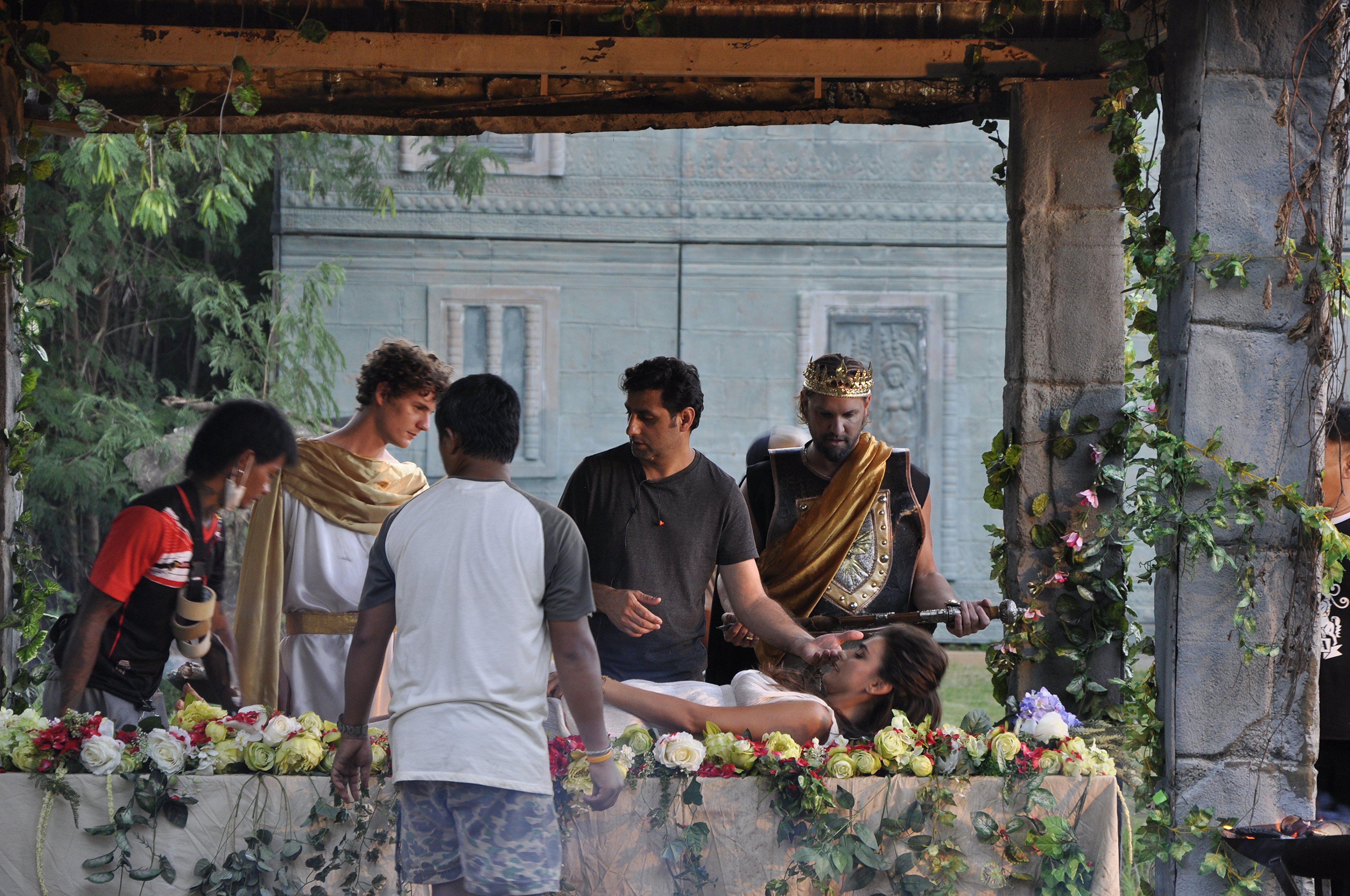 Dylan Vox, Lara Heller, Tekin Girgin, and Dan Renalds in Troy the Odyssey (2017)