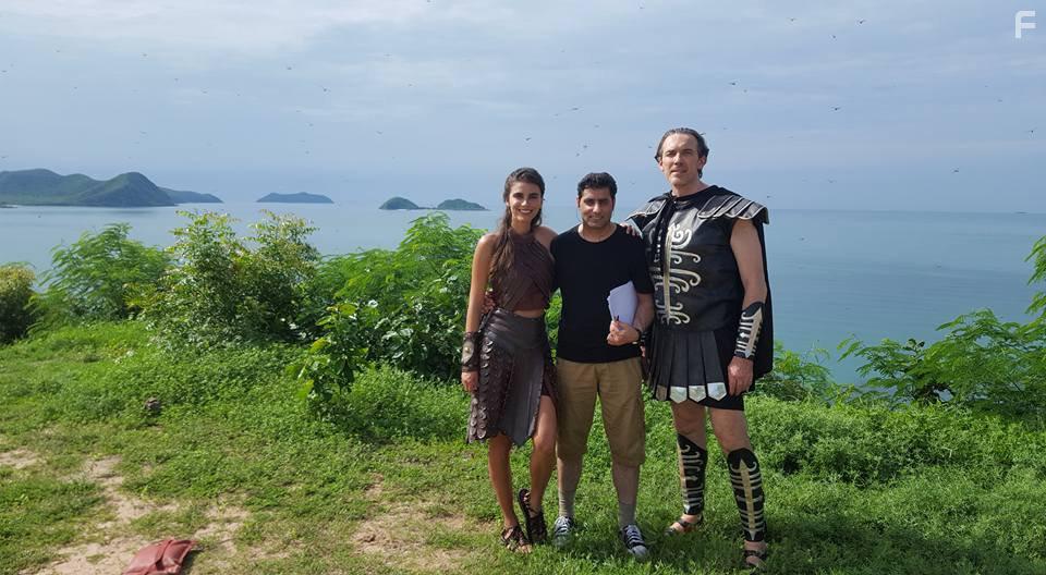 Ego Mikitas, Lara Heller, and Tekin Girgin in Troy the Odyssey (2017)