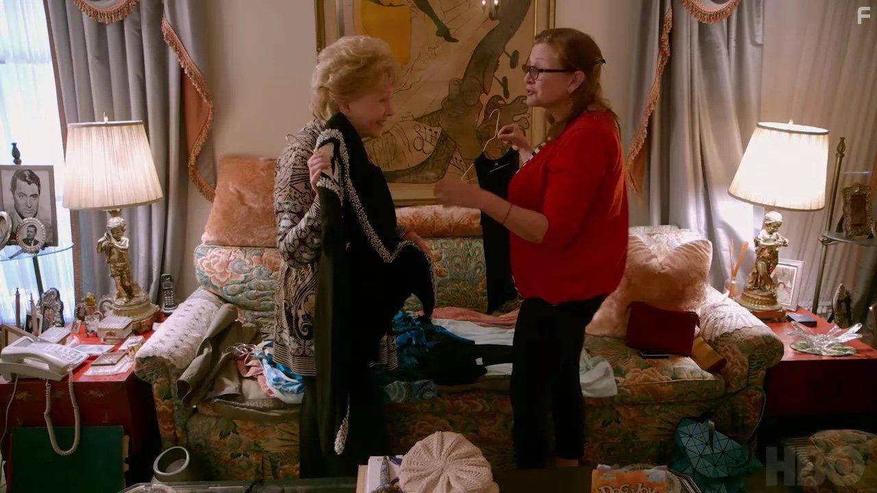 Две звезды. Кэрри Фишер и Дебби Рейнольдс